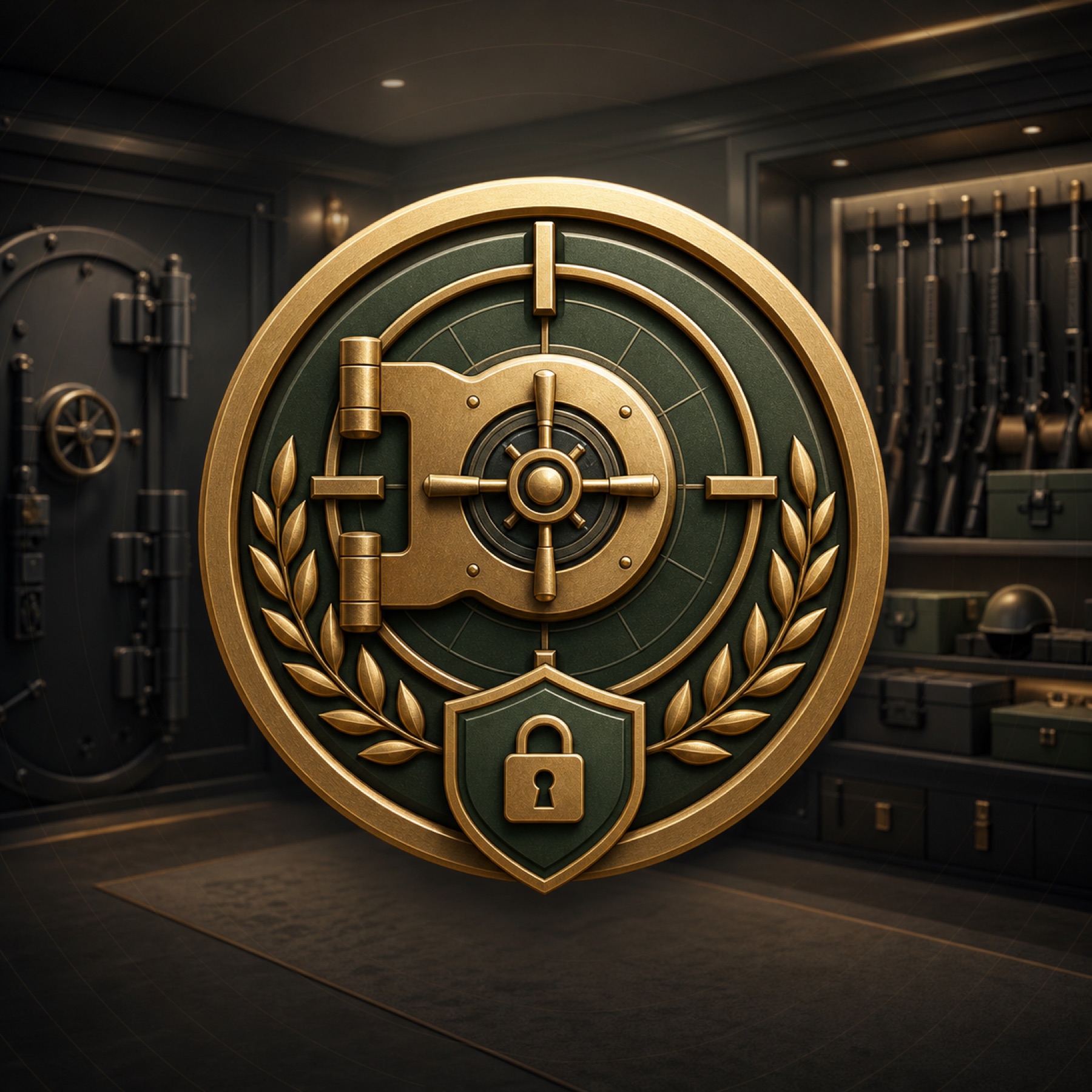 Gun Room Tracker secure vault artwork