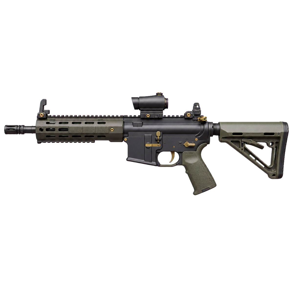 Styled rifle image used in Gun Room Tracker onboarding